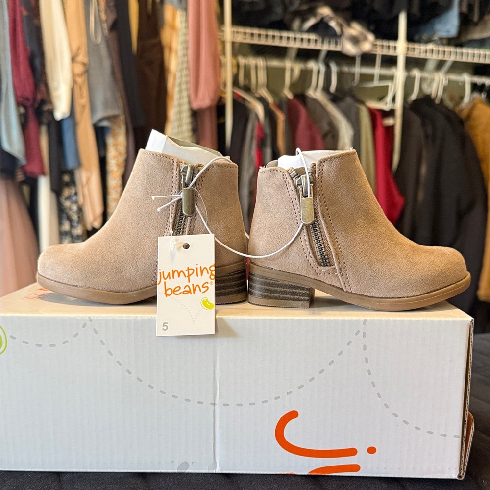 Jumping Beans Light Brown Kids' Boots